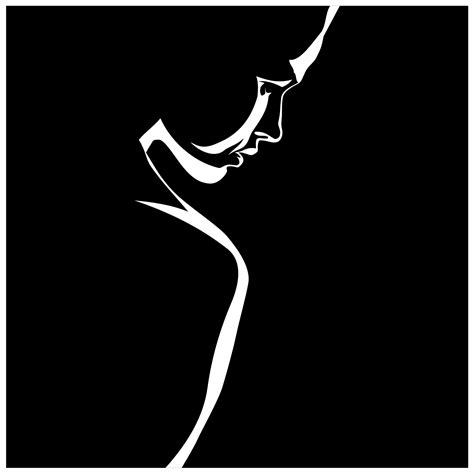 silhouette femme dessin pinterest|Silhouette femme .